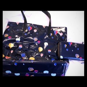 Kate Spade hot air balloon tote and wallet